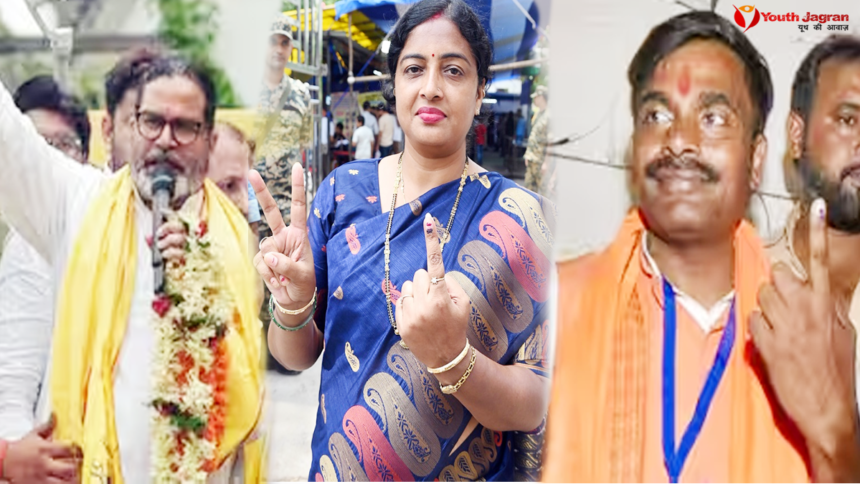 Bankipur Exit Poll 2026 में प्रशांत किशोर, नीरज कुमार और रेखा गुप्ता के बीच मुकाबले का ग्राफिक