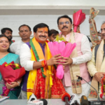 Mrityunjay Tiwari joins BJP in Patna