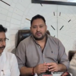 तेजस्वी यादव सीवान छात्र फायरिंग मामले को लेकर राजभवन मार्च का ऐलान करते हुए