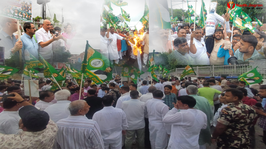 RJD Protest Against CEC Gyanesh Kumar in Patna