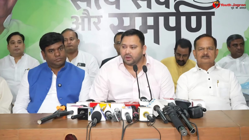 तेजस्वी यादव ने SIR विवाद को लेकर 7 और 8 अक्टूबर को बिहार में महागठबंधन के आंदोलन का ऐलान किया
